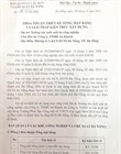Thỏa thuận thiết kế tổng mặt bằng và giải pháp kiến trúc xây dựng